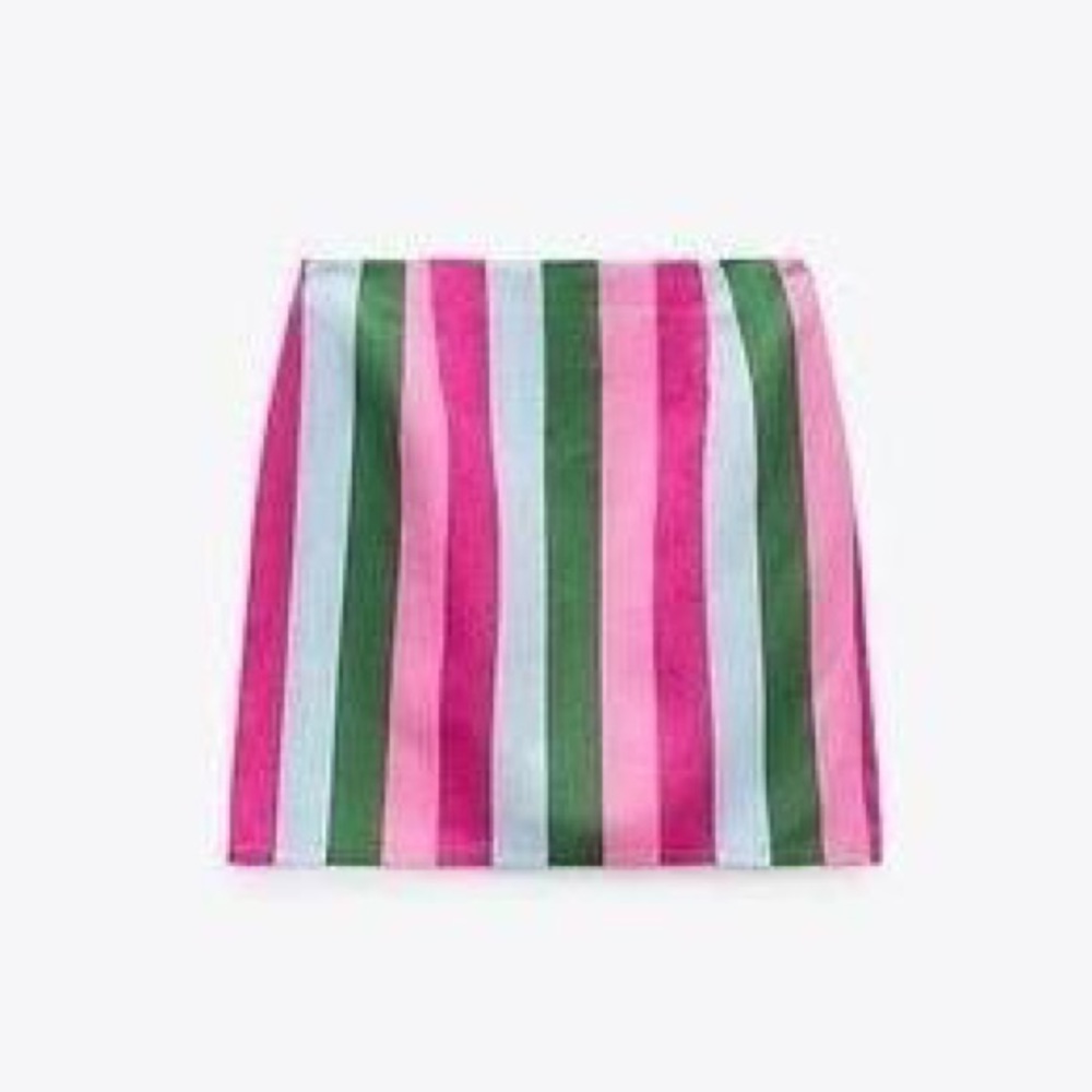 Striped Skirt Zara